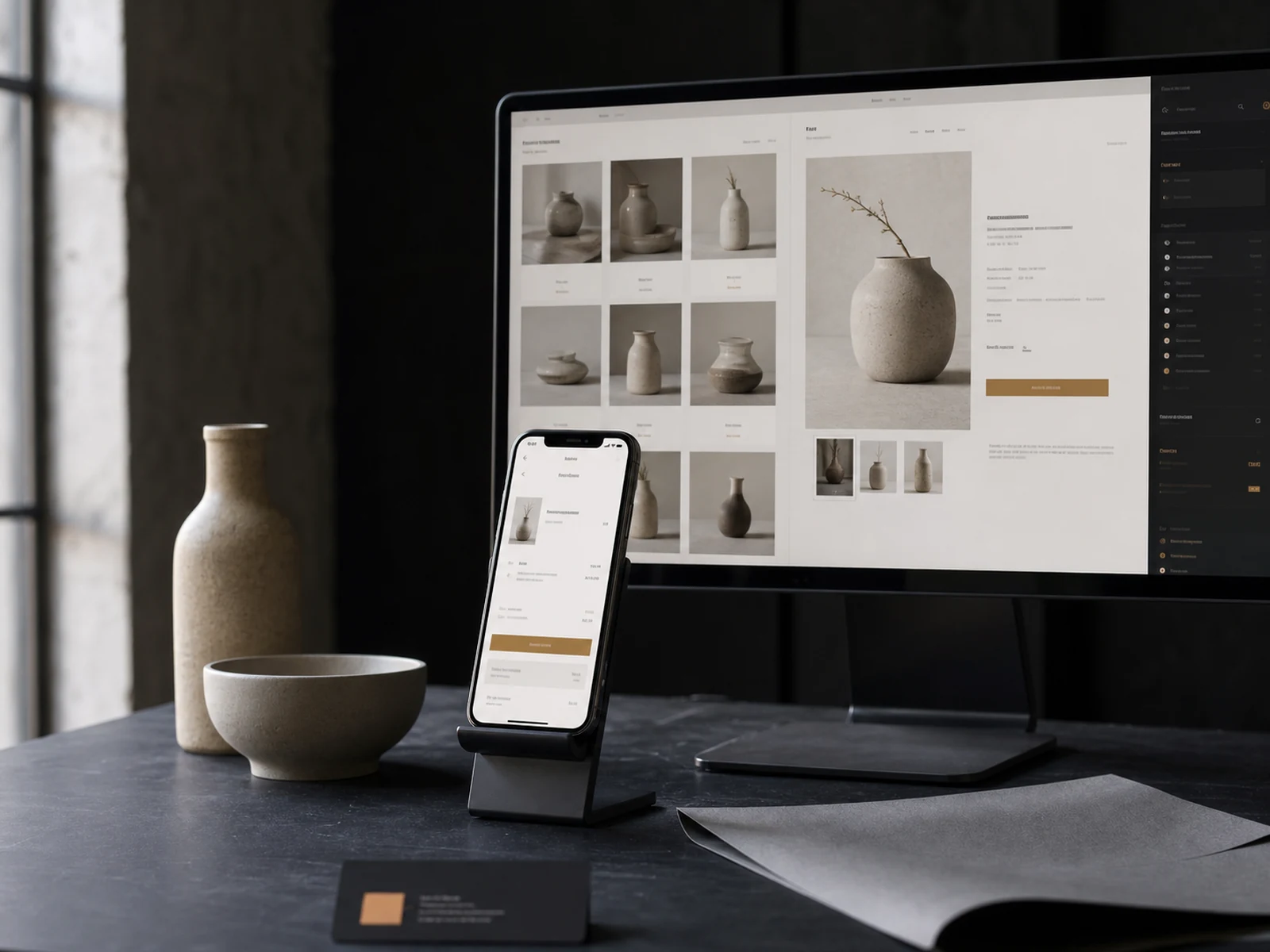 Prezentare vizuala pentru Dezvoltare Shopify realizata de DARKDEV