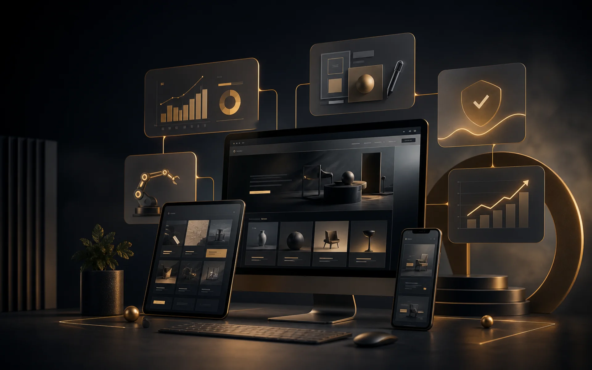 Ecosistem de servicii DARKDEV pentru strategie, design, dezvoltare și creștere