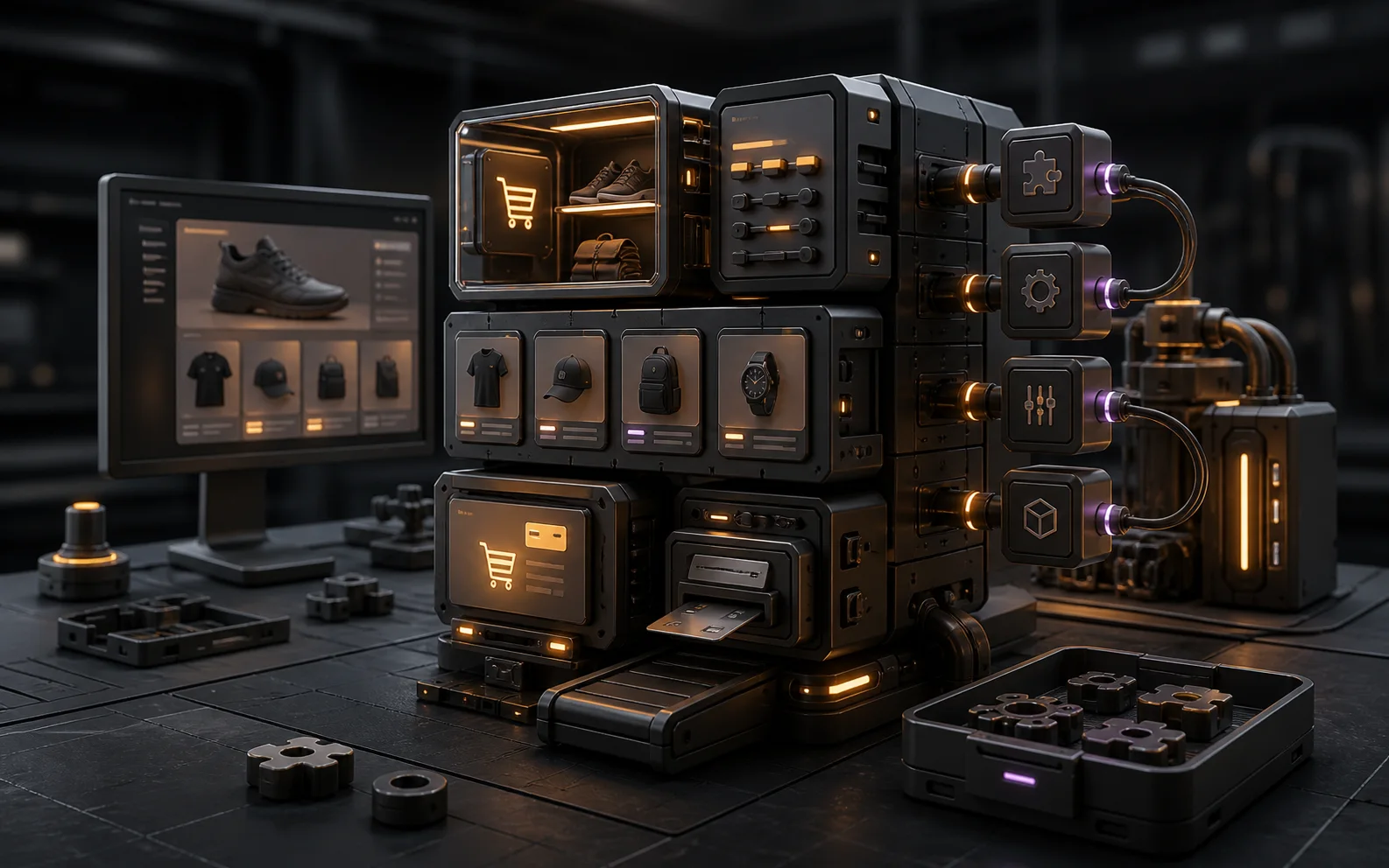 Motor ecommerce modular construit pentru un magazin WooCommerce