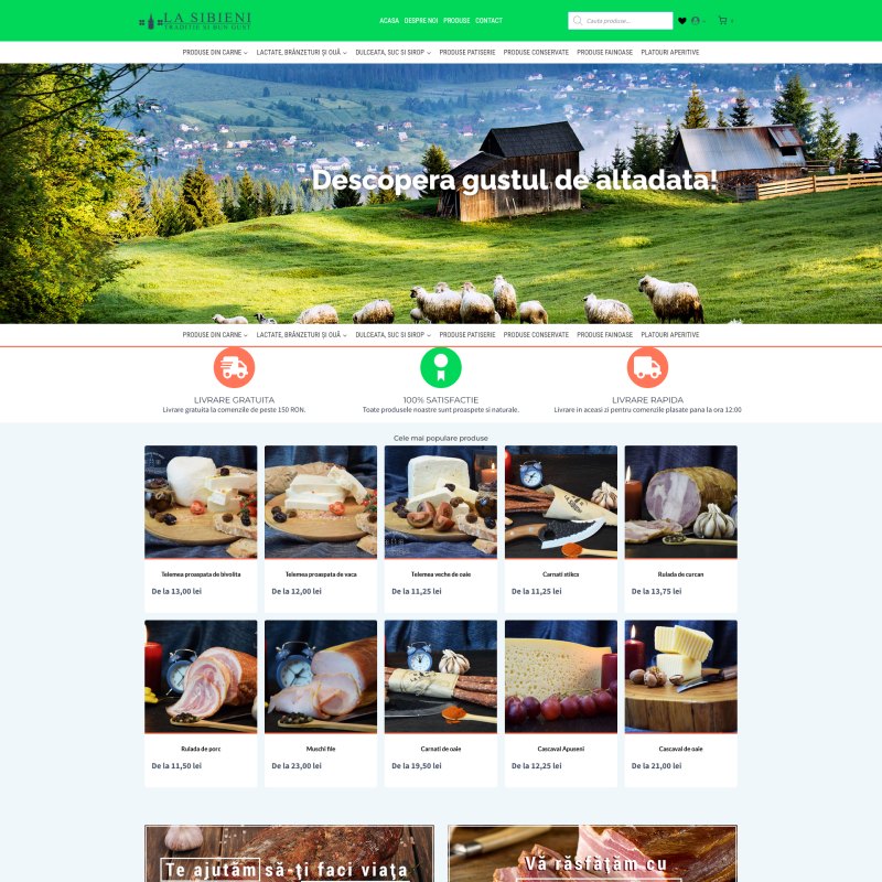 Magazin online La Sibieni dezvoltat de DARKDEV