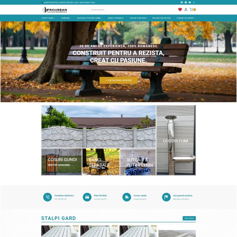 Site de prezentare Prourban dezvoltat de DARKDEV