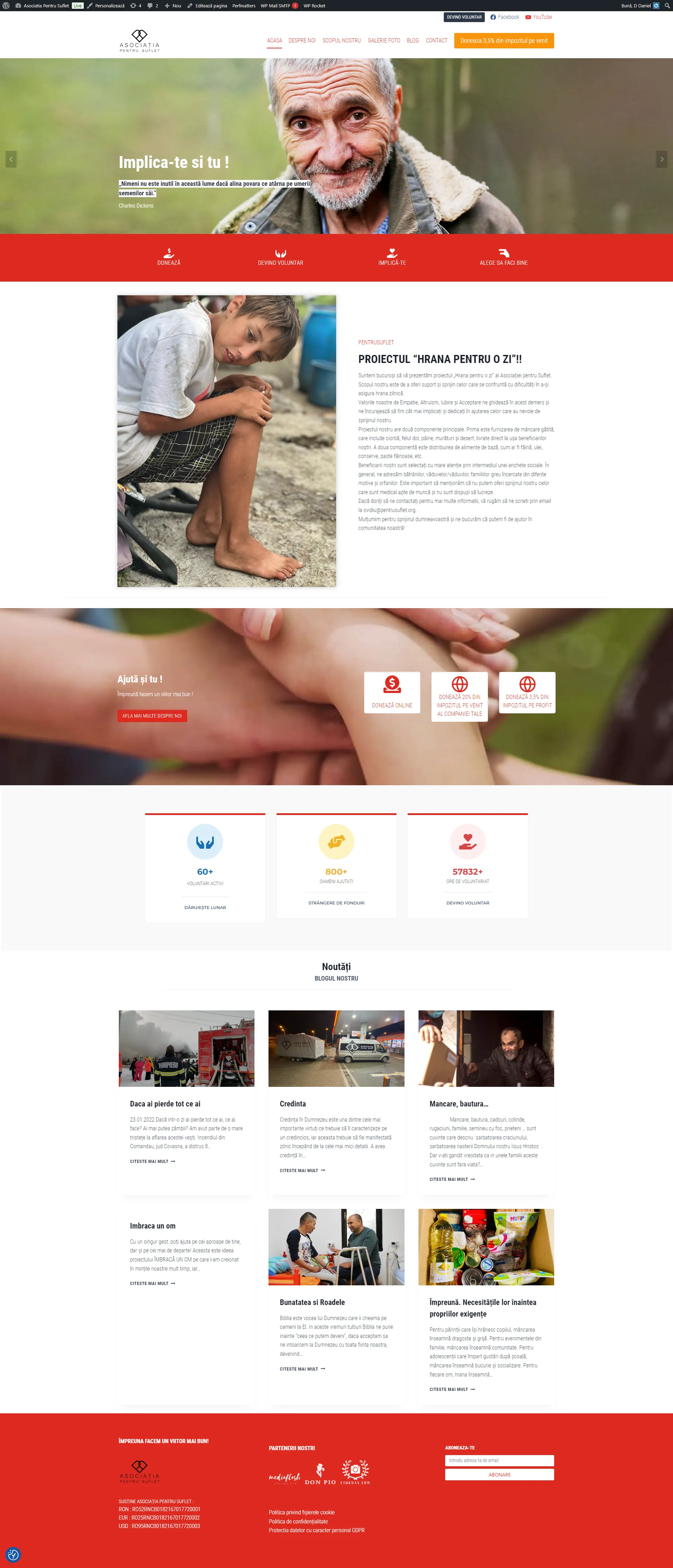 Website Pentru Suflet dezvoltat de DARKDEV